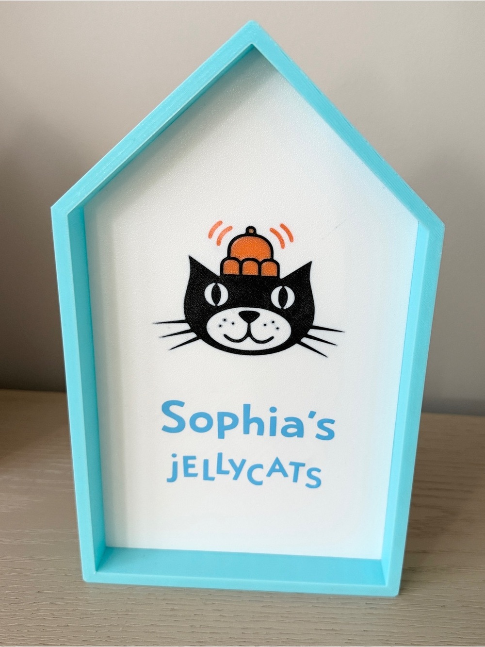 Jellycat House Frame Sign Custom Name - Personalized Gift